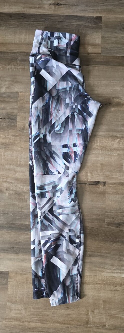 Nike Women's Abstract Geo Print Leggings - Black, Blue, Pink, White